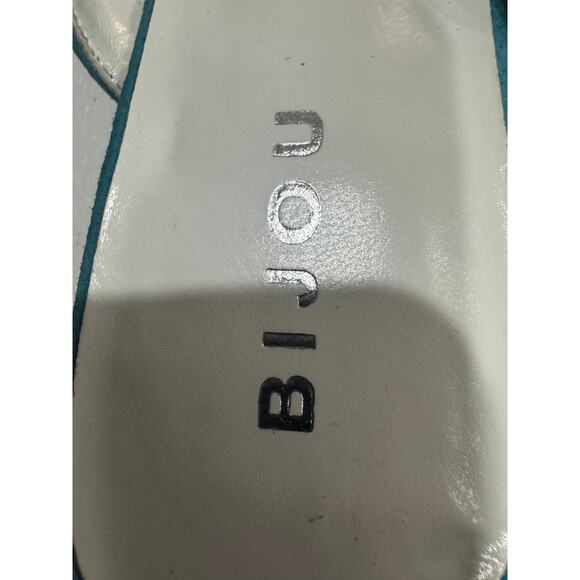 Bijou Blue Suede Leather Mules – Size 8M - Picture 10 of 11